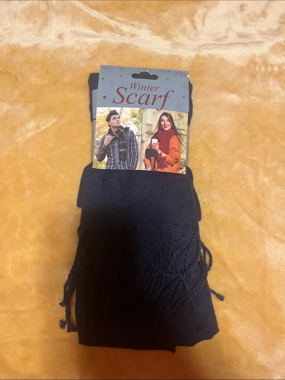 Winter Scarf - Navy